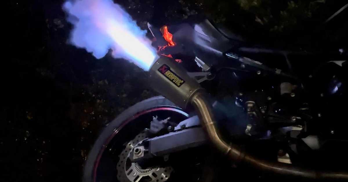 Why Do Flames Come Out of Motorcycle Exhaust?